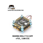 HOT DIATONE MAMBA MK4 F722APP Stack F722 APP Flight Controller &BLHeli_32 F55 F65_128K 4in1 Brushless ESC DSHO1200 for FPV Drone